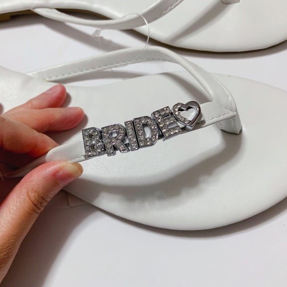 Bridal Bride Flip Flop - Picture 3 of 3